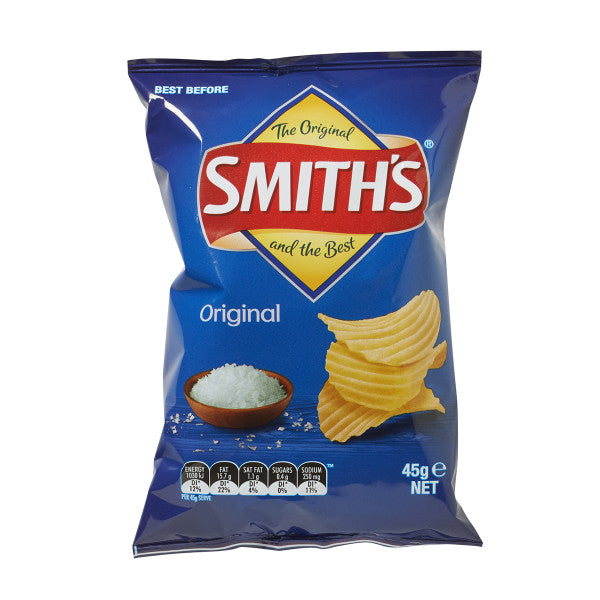 SMITHS ORIGINAL CHIPS 45G